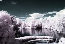 摄影技巧：红外摄影下的绿色变成了雪景
