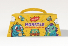 Kids Food Meal Template for Packaging 儿童食品餐盒包装